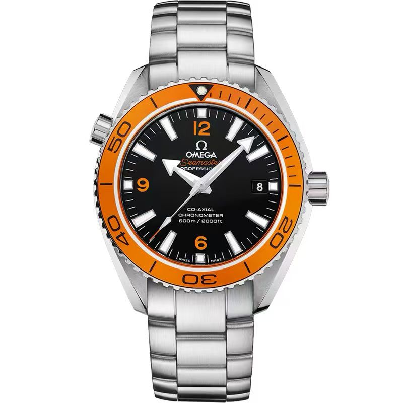 🔥Limited Time Offer!-232.30.46.21.01.002- Orange Ceramic -Silver 904L Steel - Automatic -43mm
