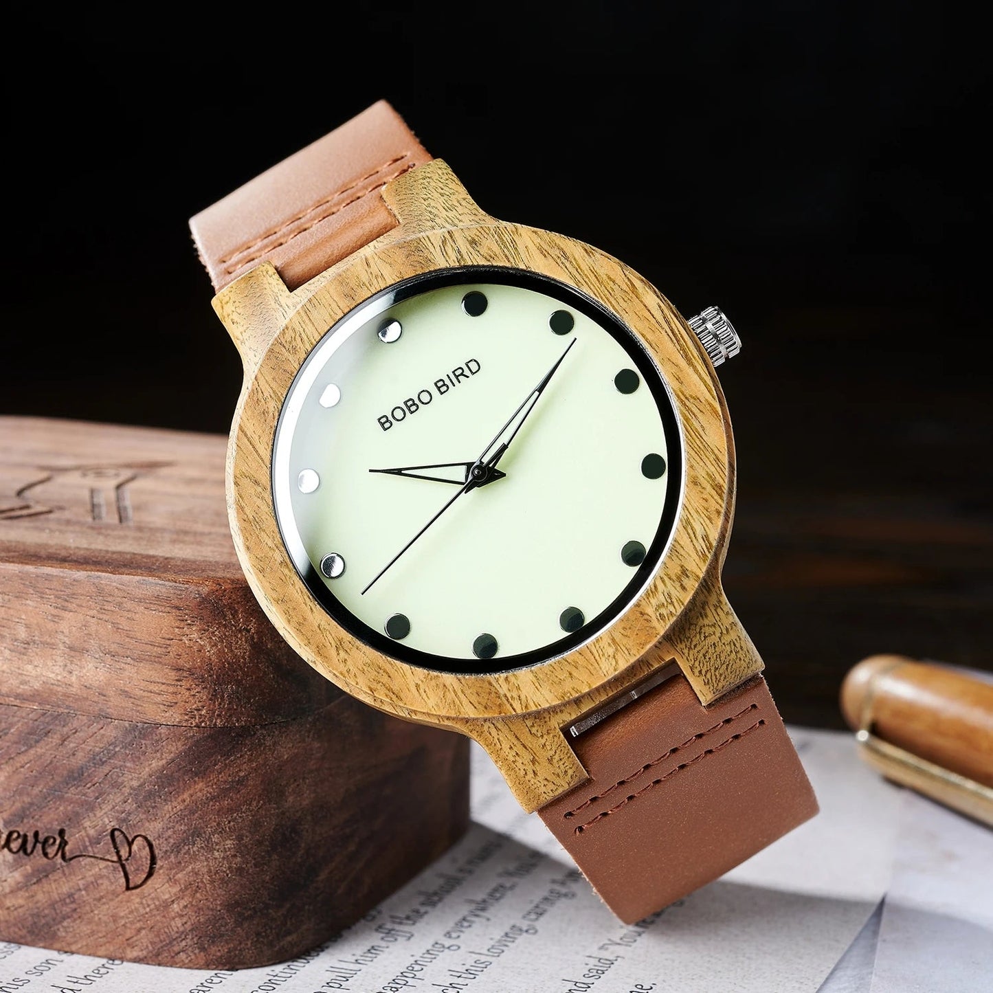 Brown Black - Brown Rubber - Quartz - 42mm