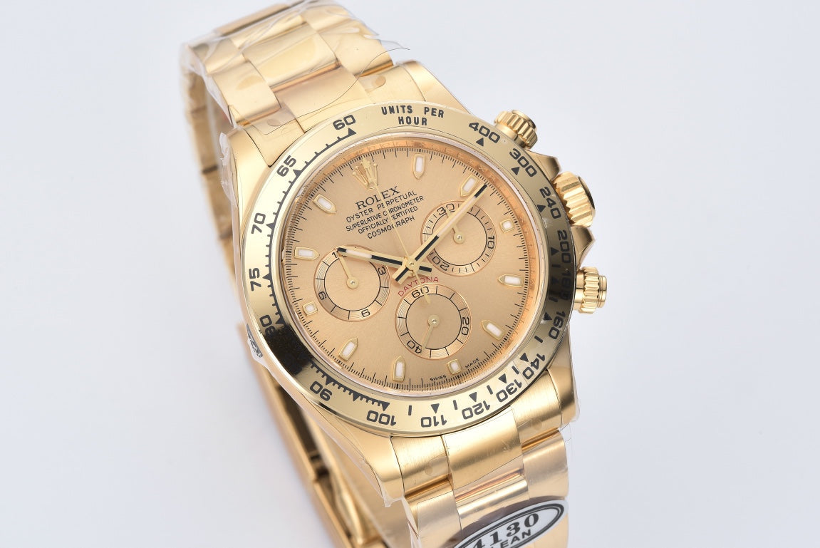 Chronograph -C-Factory -Yellow Steel- 904L Steel- Automatic - 40mm