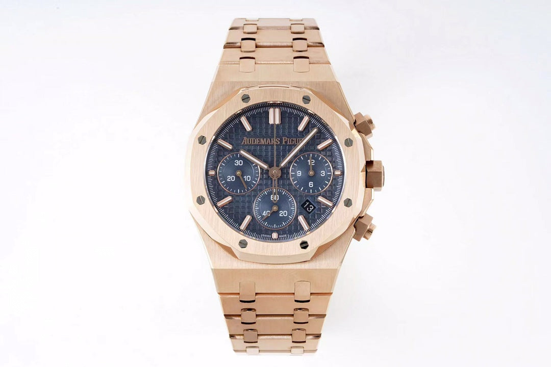 Rose Gold - 904L Steel - Quartz -Chronograph - 41mm