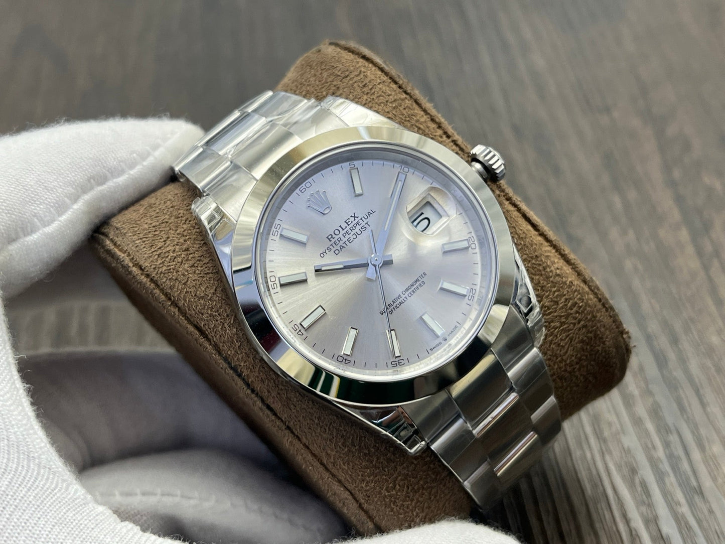 C-Factory -Silver - Smooth Bezel - Silver 904L Steel- Automatic - 41mm