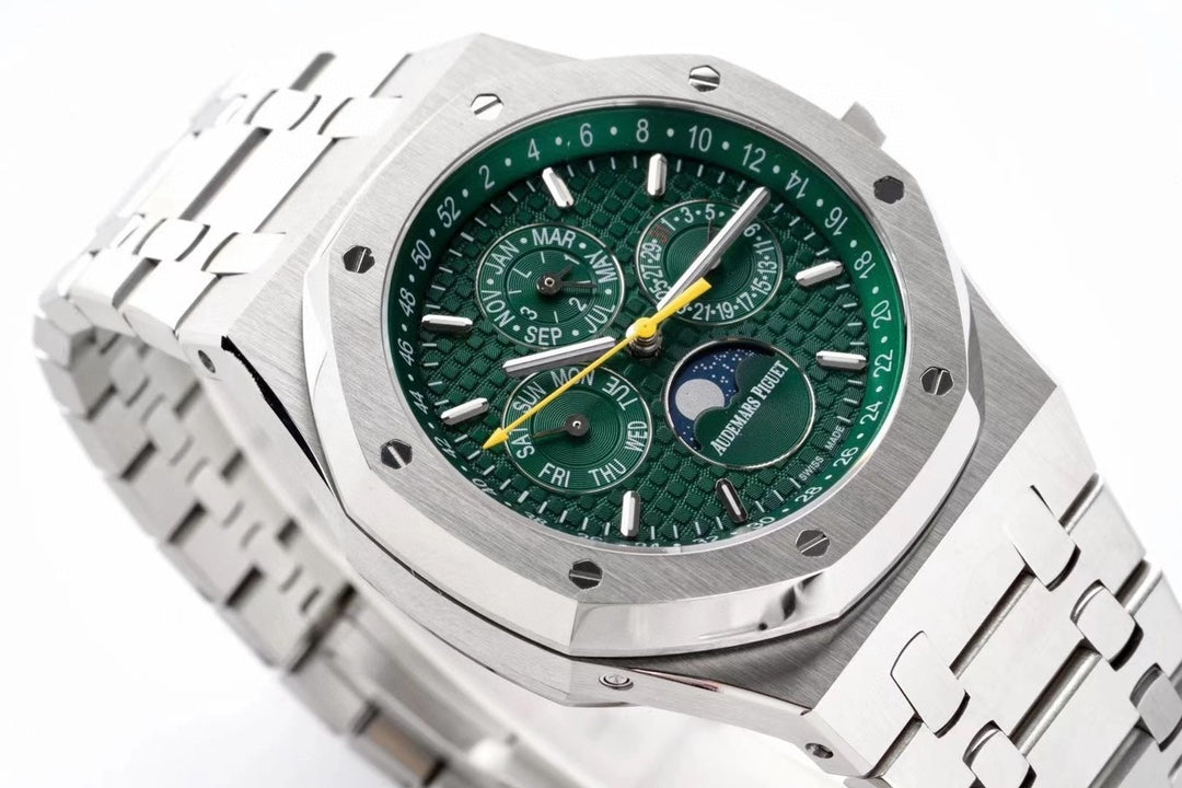 Green White - Silver 904L Steel - Automatic - 41mm