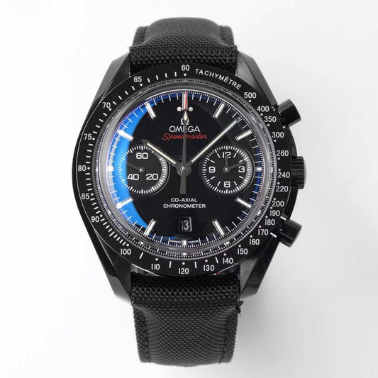 Chronograph -Moon back - Black - Black Rubber- Automatic - 44mm