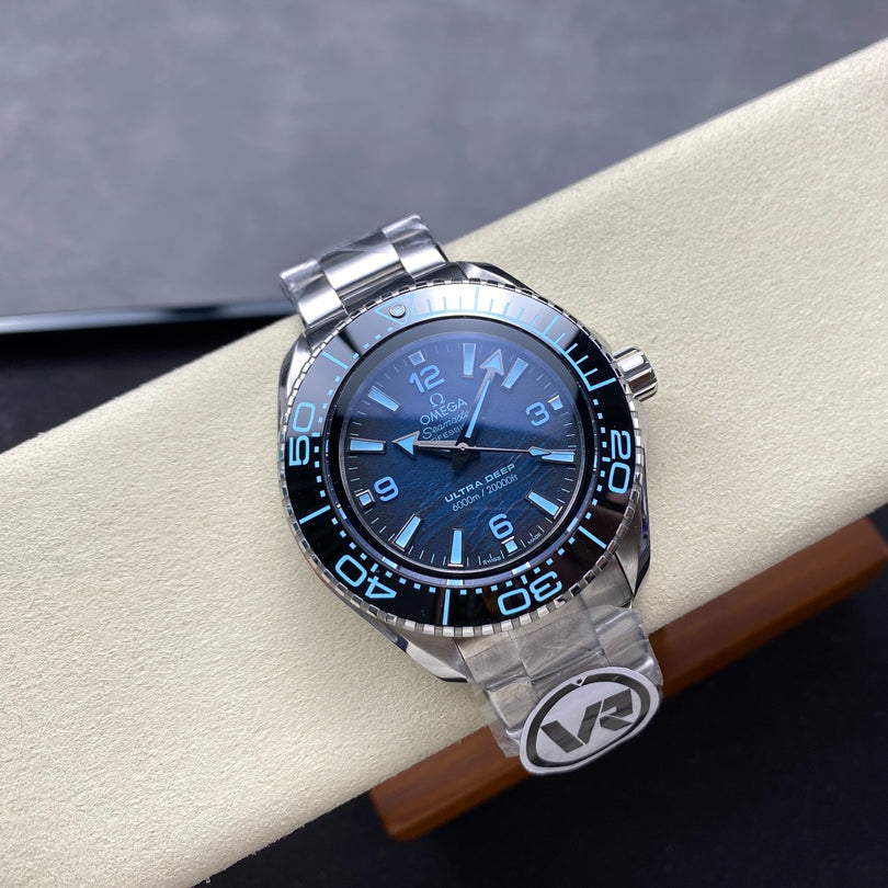 L Size Blue Sea - Silver 904L Steel - Automatic - 45mm