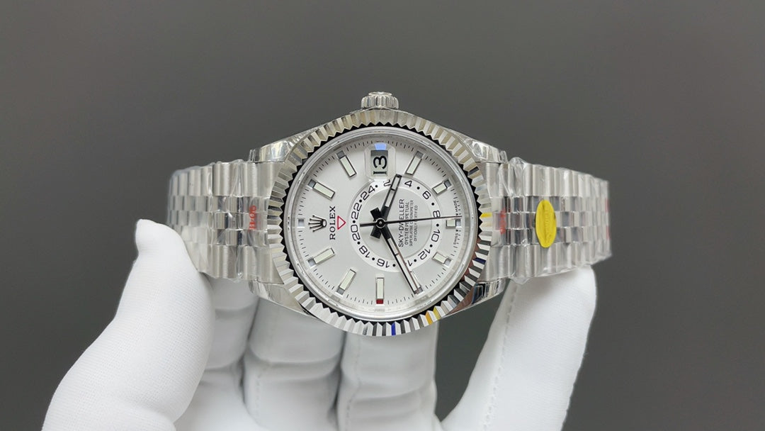 C-Factory -White Silver - White 904L Steel - Automatic - 42mm