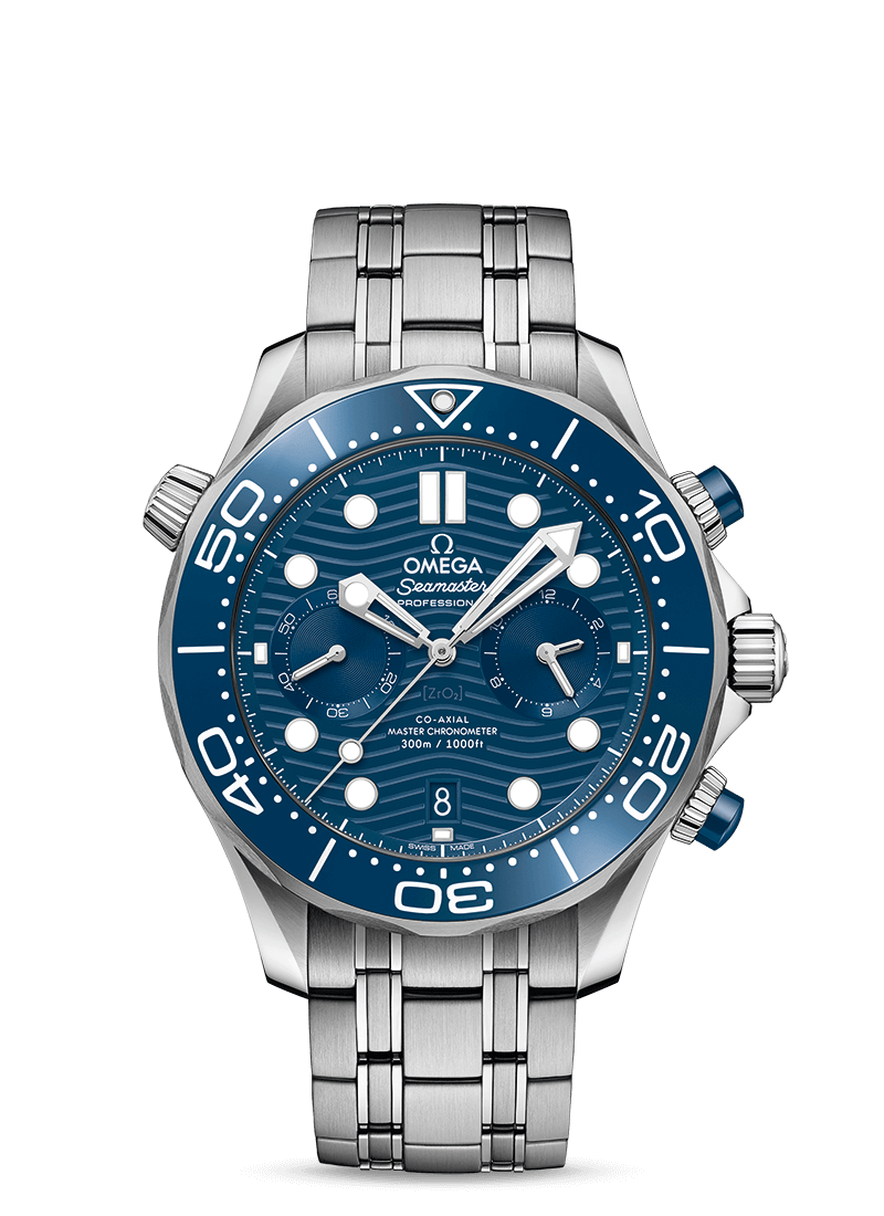 Chronograph - Blue Steel - White Steel - Automatic - 44mm