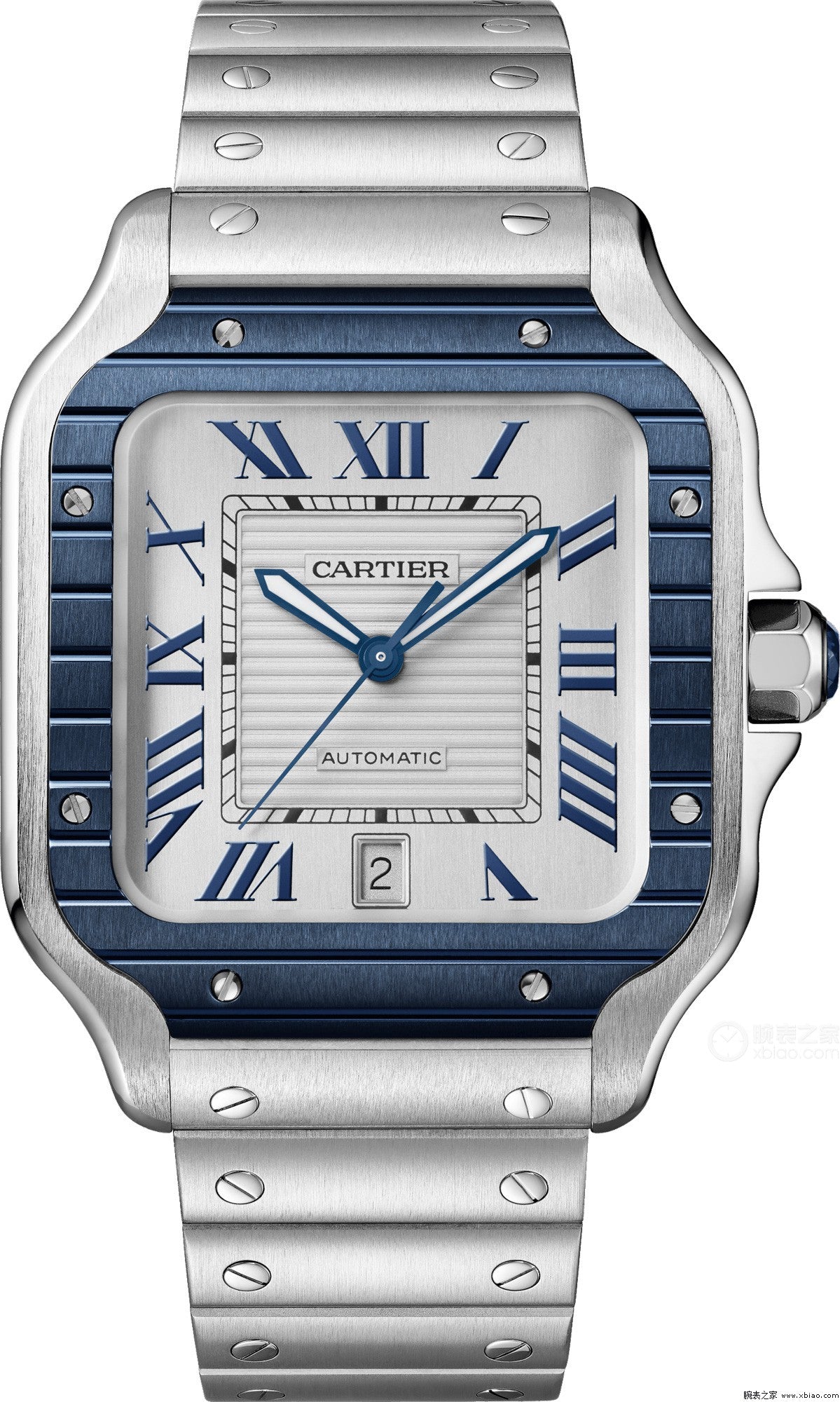 White Blue - Blue Rubber/White 904L Steel - Automatic - 47*40mm