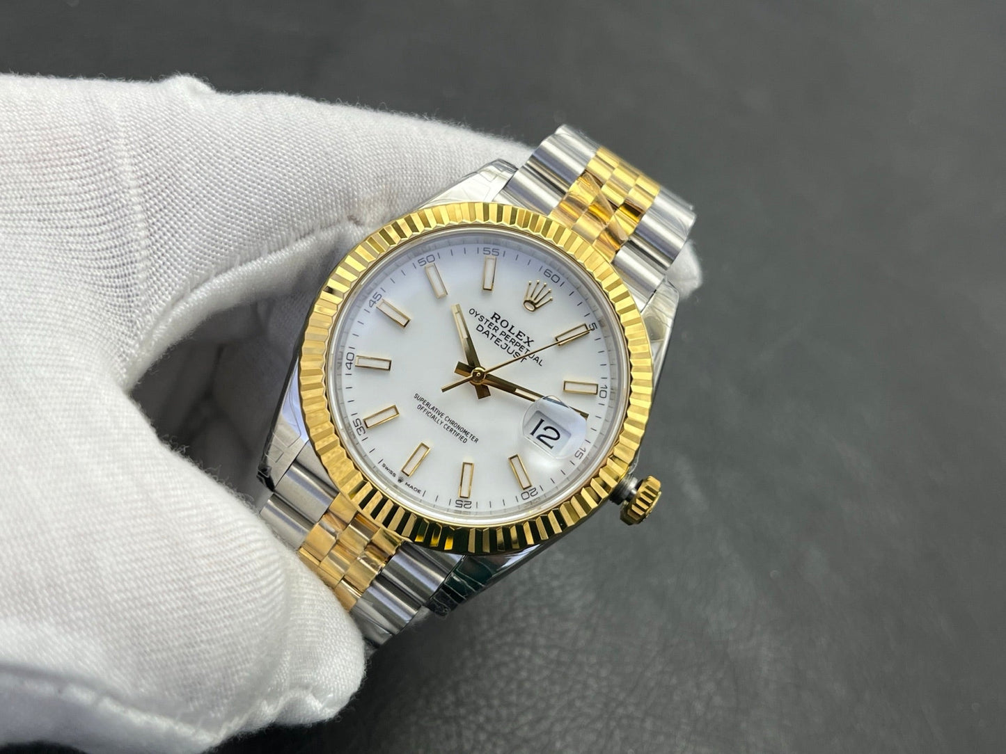 C-Factory -White - Silver Yellow 904L Steel- Automatic - 41mm