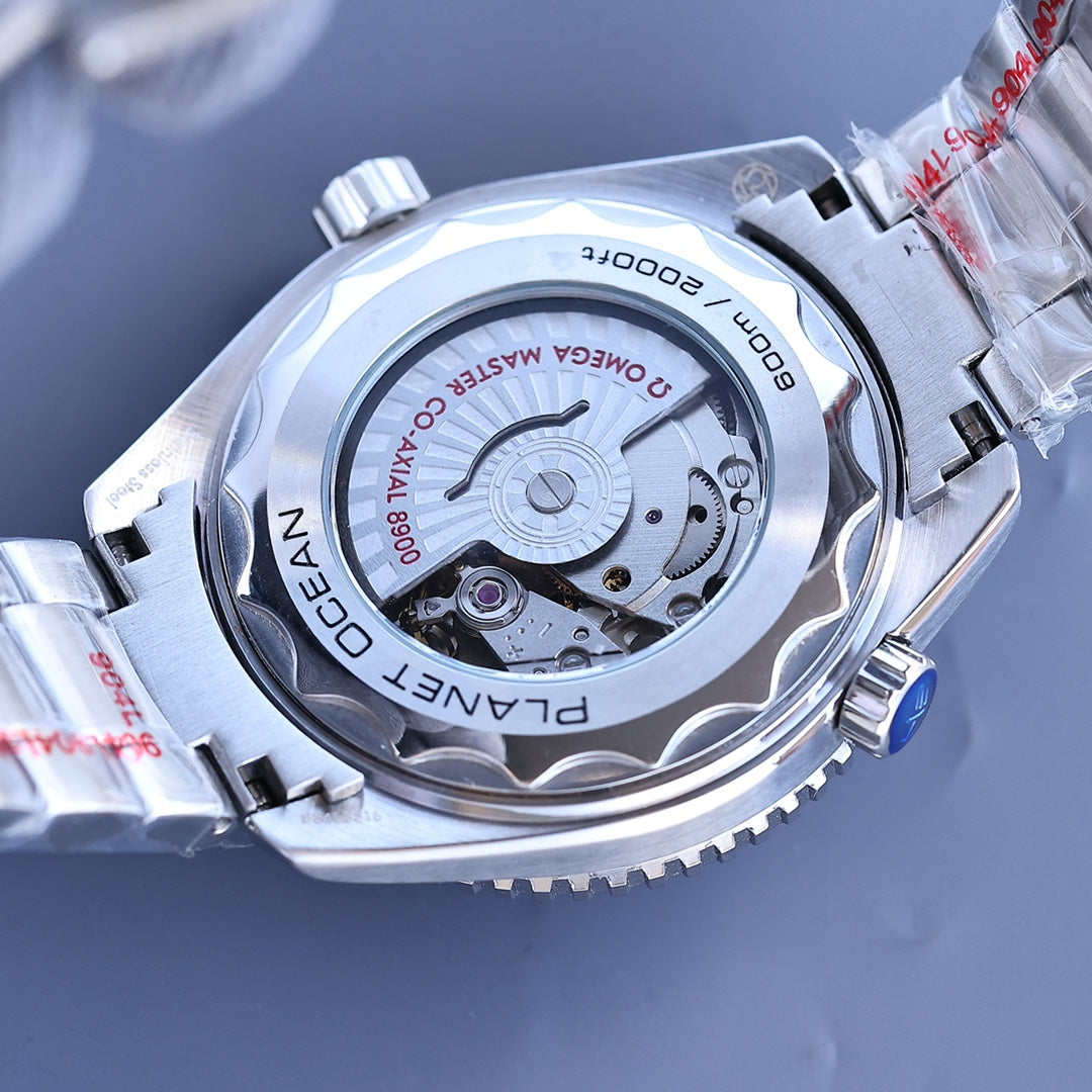 Ocean face -Silver 904L Steel - Automatic - 42mm