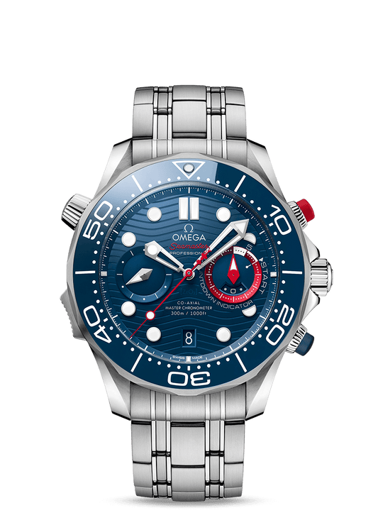 Blue Steel - 904L Steel - Chronograph - Quartz - 44mm