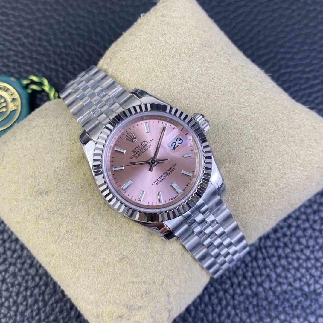 LADY -Pink Silver- 904L Steel - cal.2671 -Automatic - 31mm