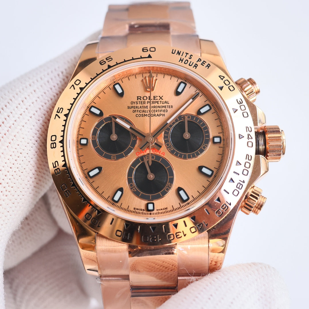 Chronograph -C-Factory -Rosegold - 904L Steel- Automatic - 40mm