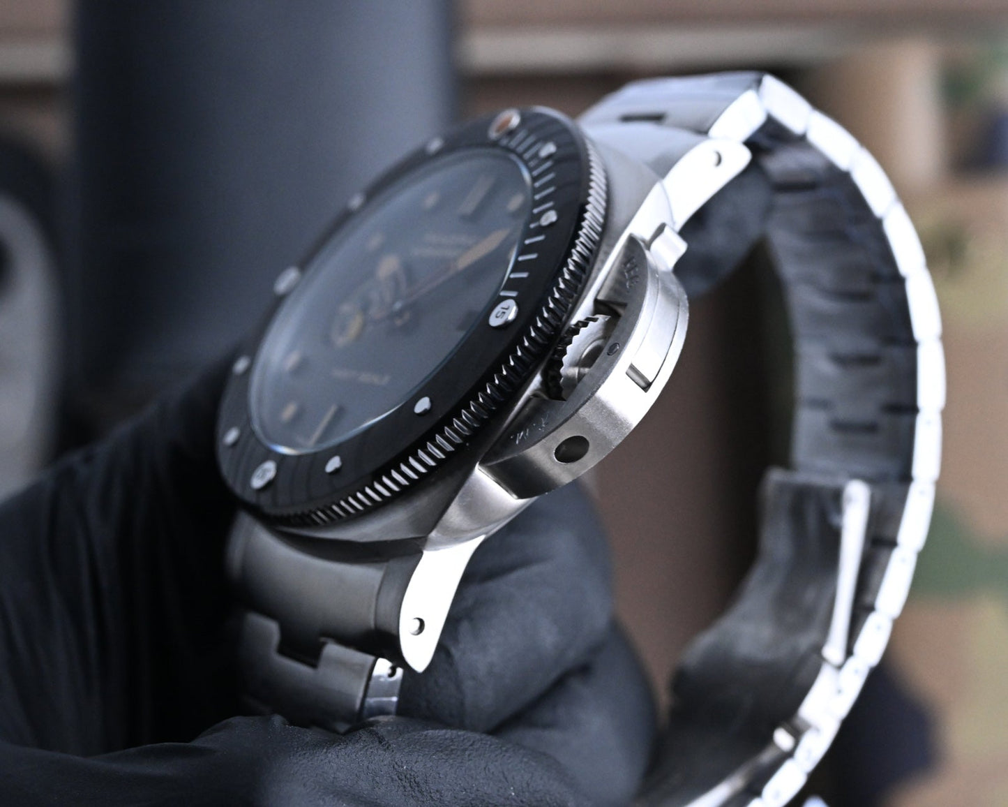 316L Black Silver - White 316L Steel - Automatic - 47mm