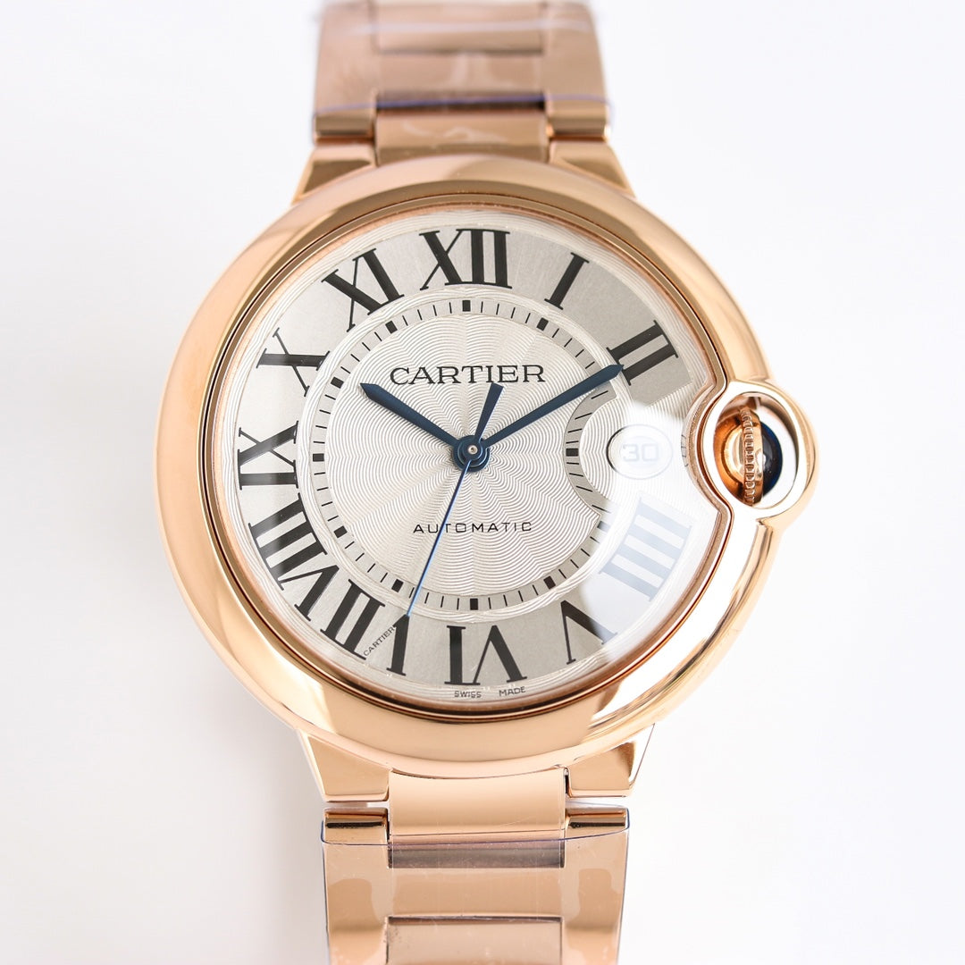 White - Rosegold - 904L Steel- Automatic - 36/42mm