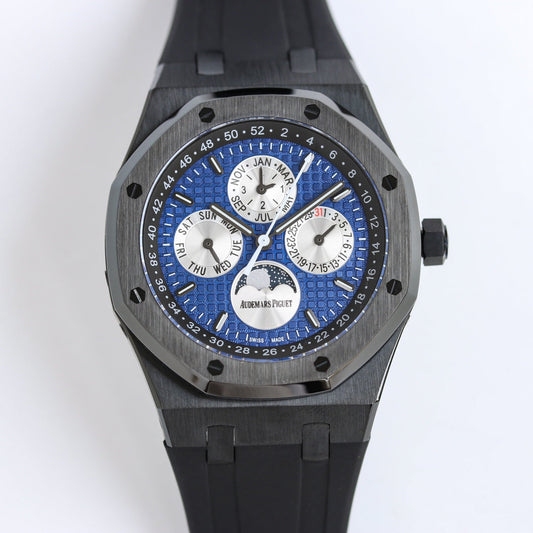 Blue Black - Black Rubber - Automatic - 41mm