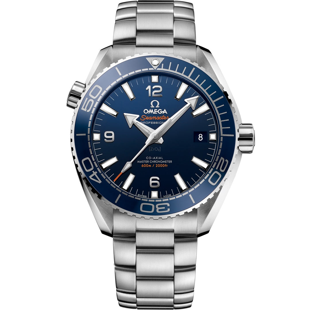 Blue Bezel -Silver 904L Steel - Automatic - 43mm