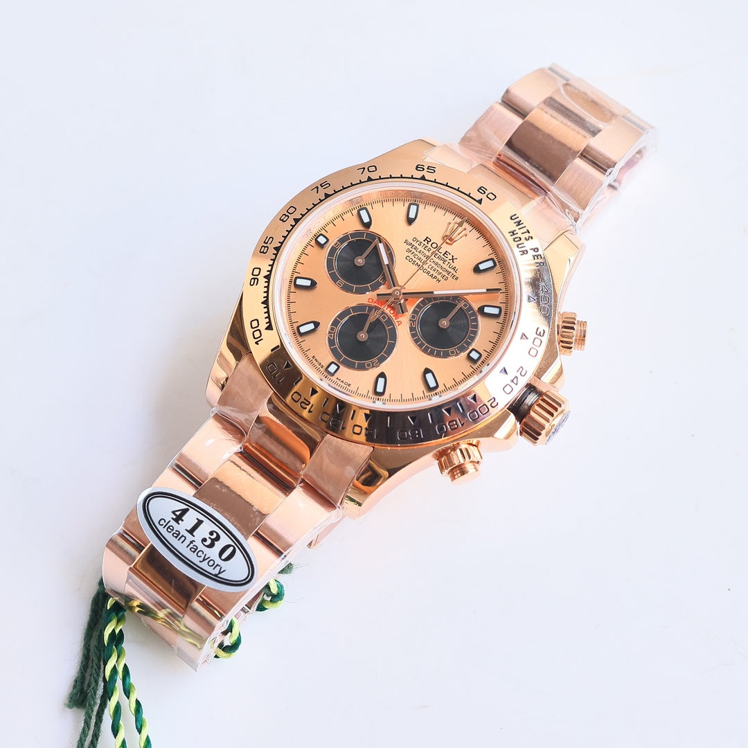 Chronograph -C-Factory -Rosegold - 904L Steel- Automatic - 40mm