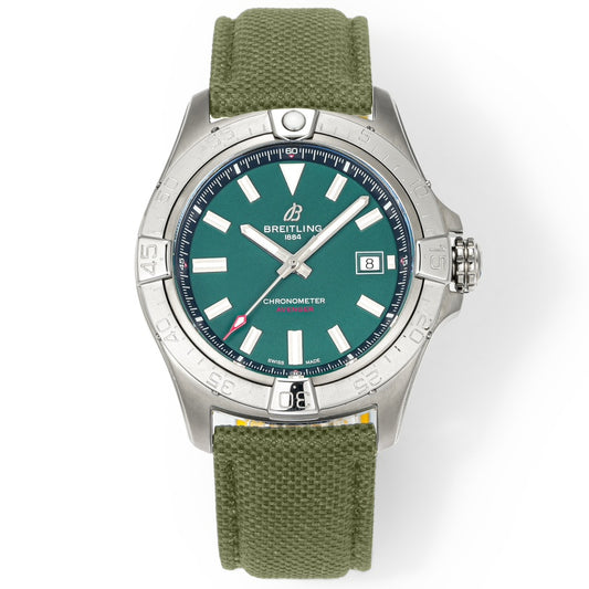 Silver Ceramic- Green AVG - Green Rubber - Automatic - 42mm