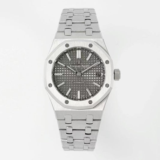 15450ST - Grey Ultra-thin - Silver 904L Steel - Automatic - 37mm