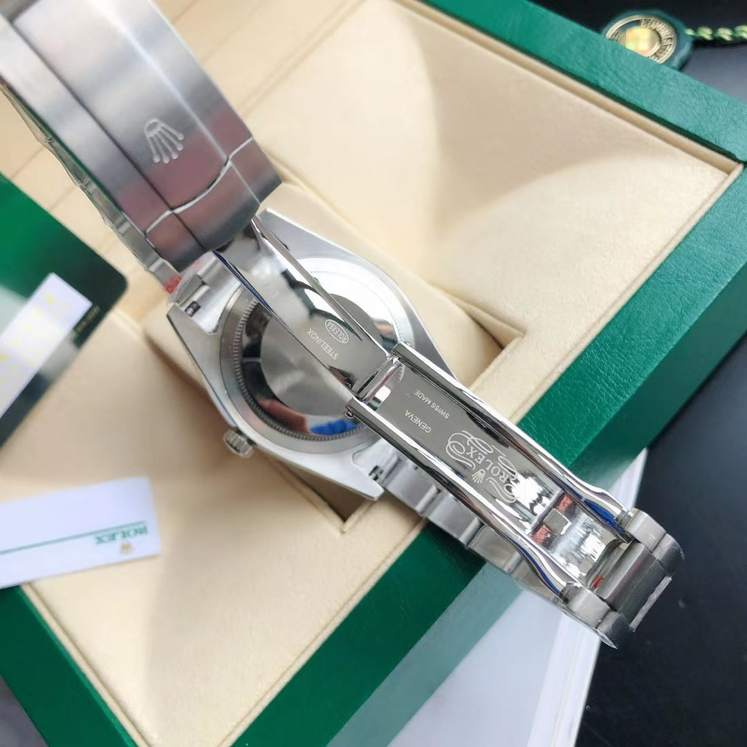 Blue Silver - Steel 904L White - Automatic-41mm/31mm