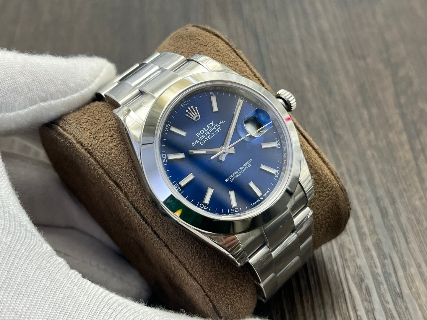 C-Factory - Blue - Smooth Bezel - Silver 904L Steel- Automatic - 41mm