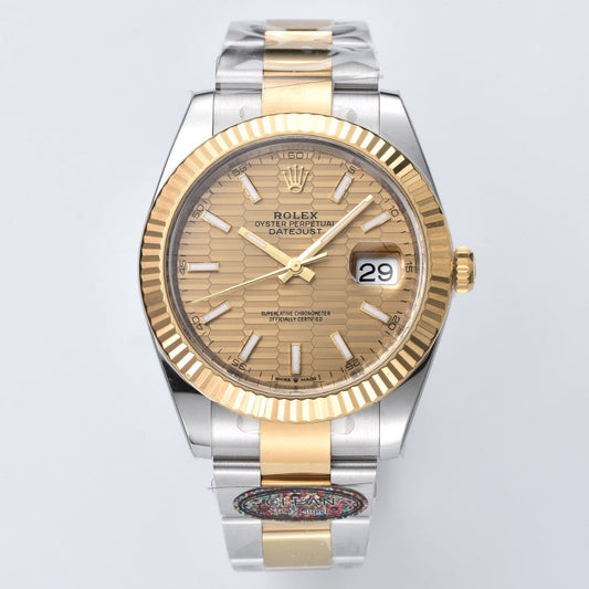 C-Factory - Yellow Wave - Silver 904L Steel- Automatic - 41mm