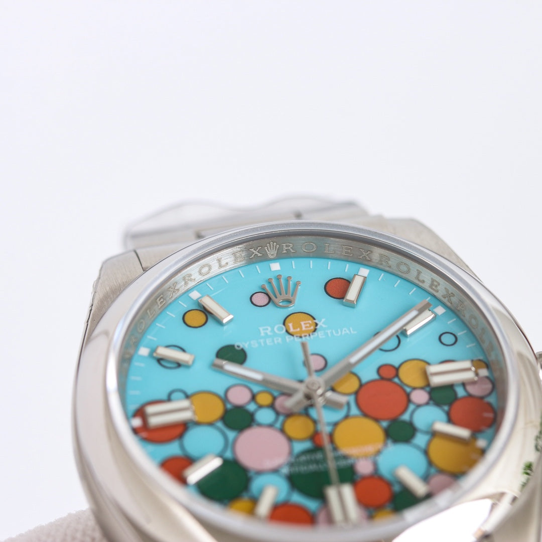 Candy Color - Silver 904L Steel - Automatic - 41mm/36mm