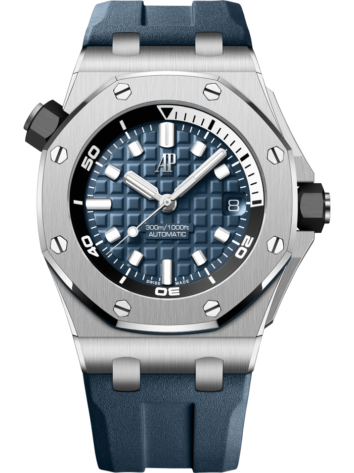 Blue Dial - Blue Rubber - 904L Steel - Automatic - 42mm