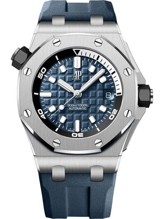 Blue Dial - Blue Rubber - 904L Steel - Automatic - 42mm