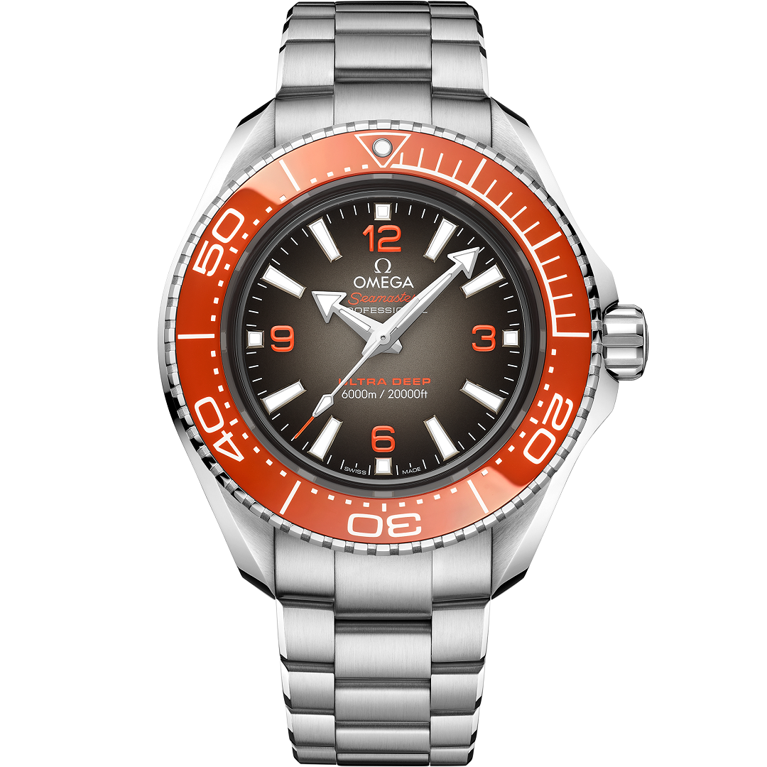 L Size- Red Ceramic - Silver 904L Steel - Manual winding - 45.5mm