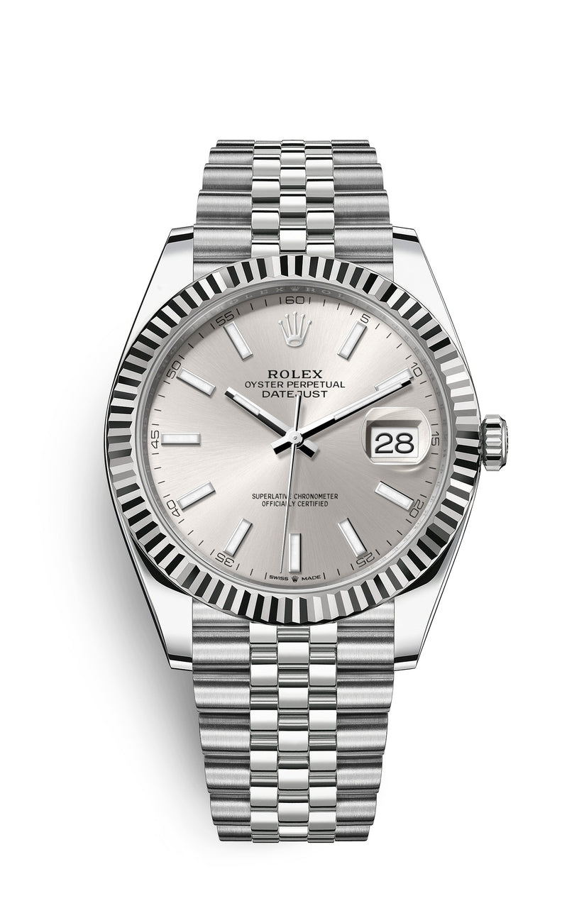 Classic White Silver - 904L Steel- Automatic Watch - 41mm