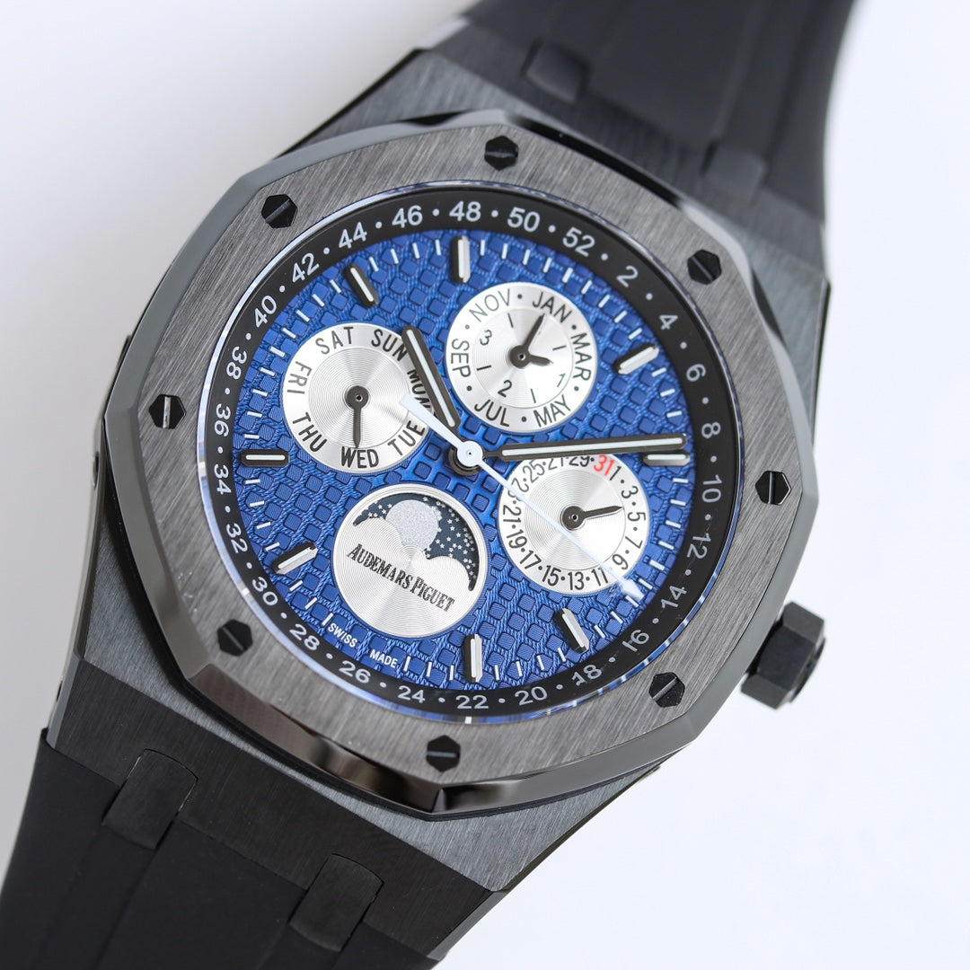 Blue Black - Black Rubber - Automatic - 41mm