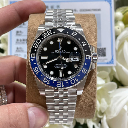 C-Factory - Blue Black- Silver 904L Steel - Automatic - 40mm