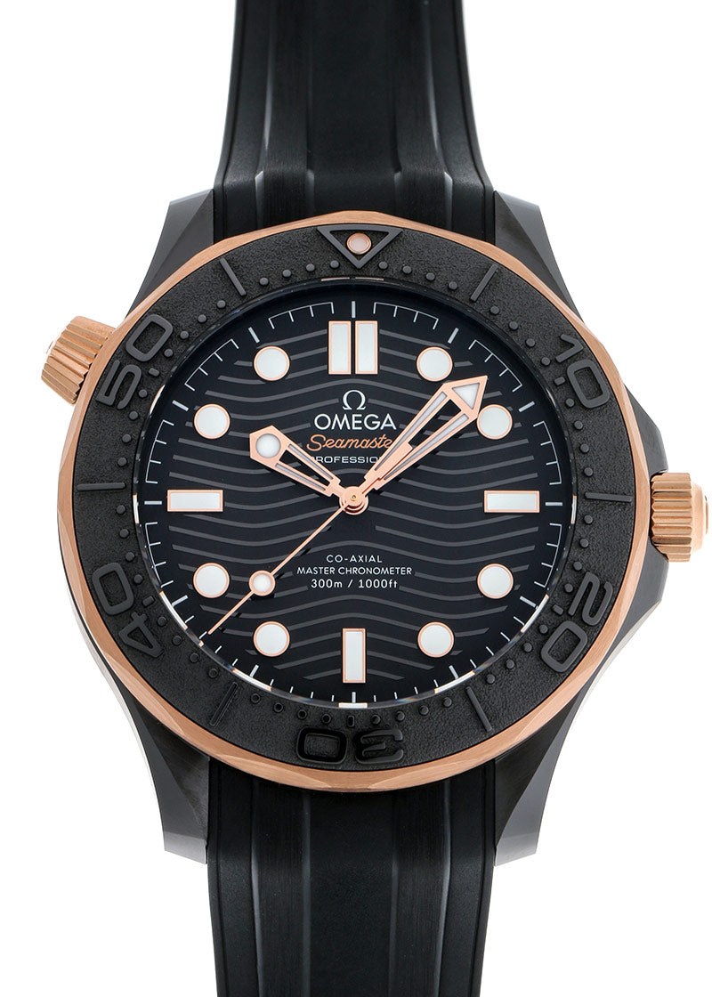 Black Rosegold -904L Steel -Black Rubber - Automatic - 42mm