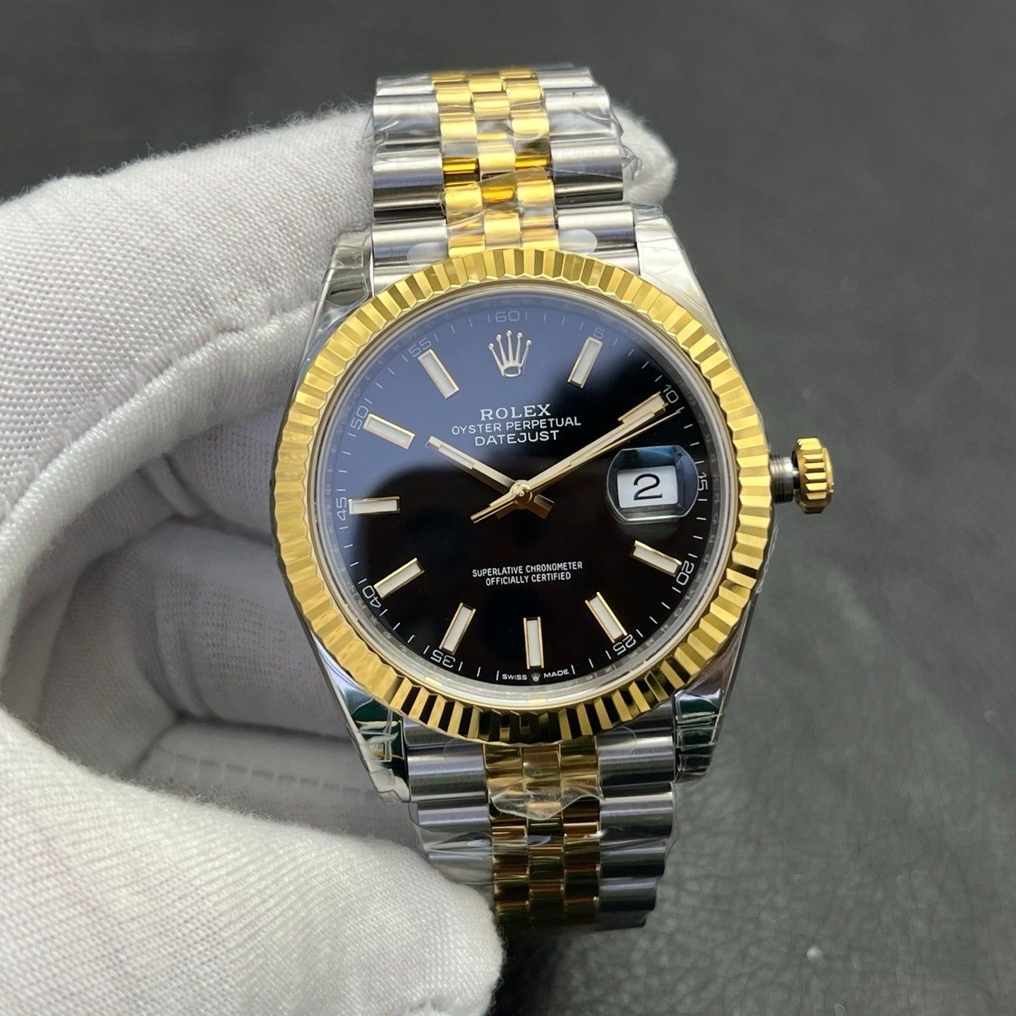 C-Factory -Black - Yellow - Silver Yellow 904L Steel- Automatic - 41mm