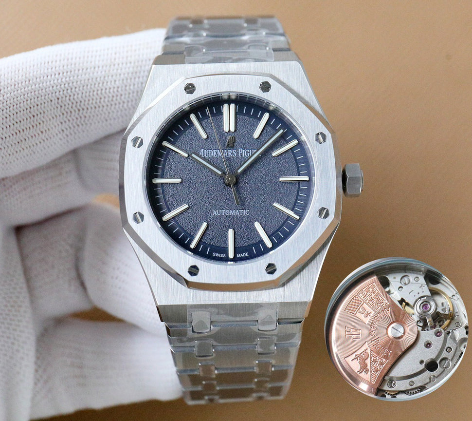 Blue frosted face - 904L Steel - Automatic - 41mm