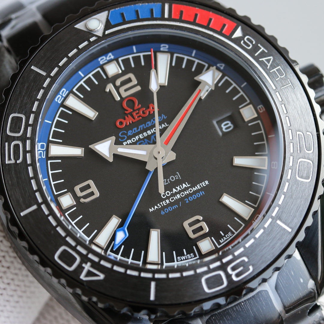 L Size Black Blue Steel - Black 904L Steel - Automatic - 45.5mm