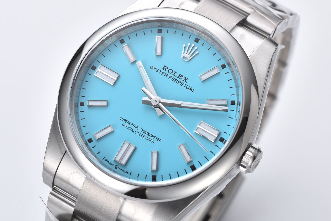 C-Factory - Baby blue - Silver 904L Steel- Automatic - 41mm/36mm