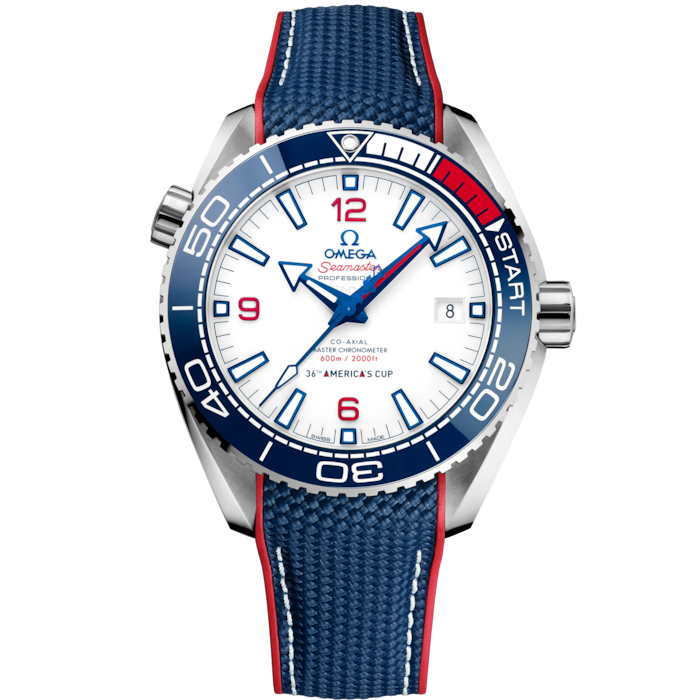 White - Blue Rubber - Automatic - 43mm