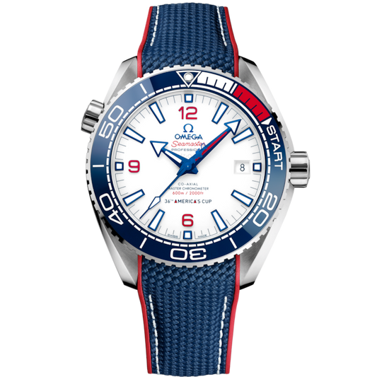 White - Blue Rubber - Automatic - 43mm