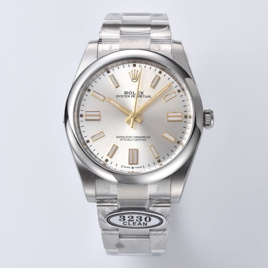 C-Factory - Silver - Silver 904L Steel- Automatic - 41mm