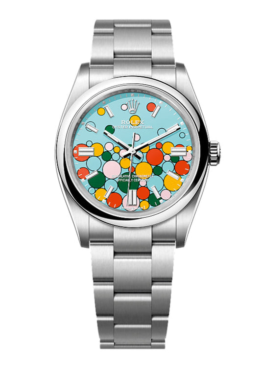 Candy Color - Silver 904L Steel - Automatic - 41mm/36mm