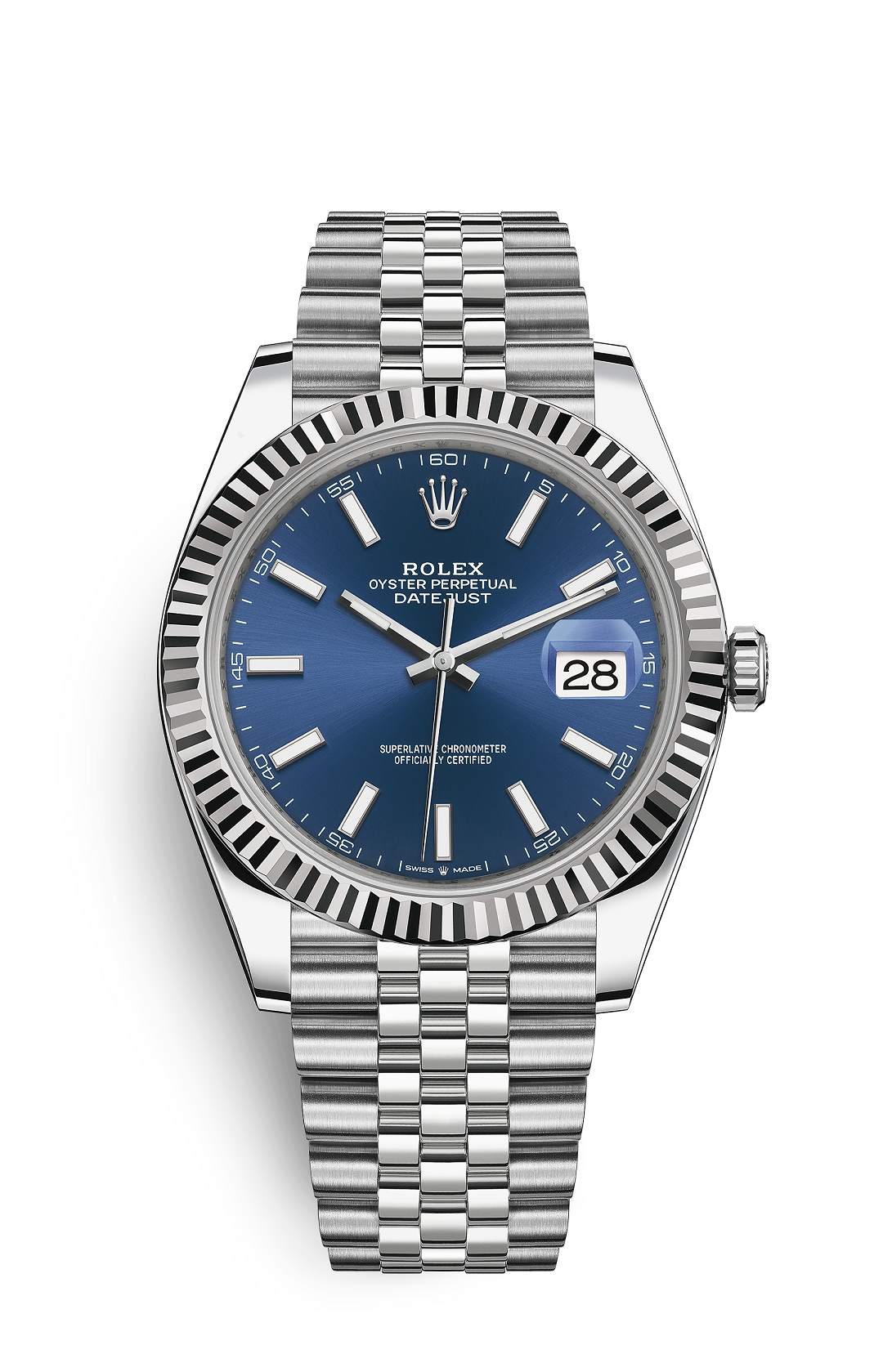 Date - Steel 904L - Blue- Automatic-41mm