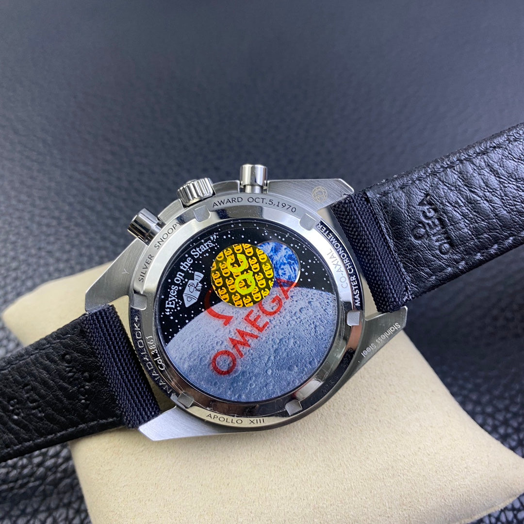 Black Ceramic - Black Rubber- Chronograph - Manual winding - 42mm