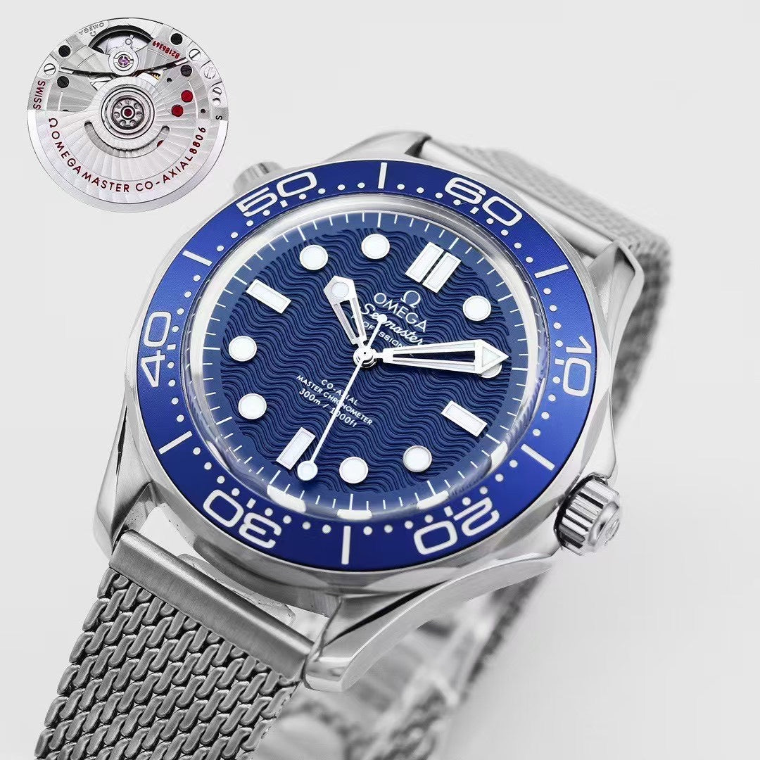 🔥Limited Time Offer! 60th Anniversary- Blue -904L Steel - Free Nylon Strap - Automatic -42mm