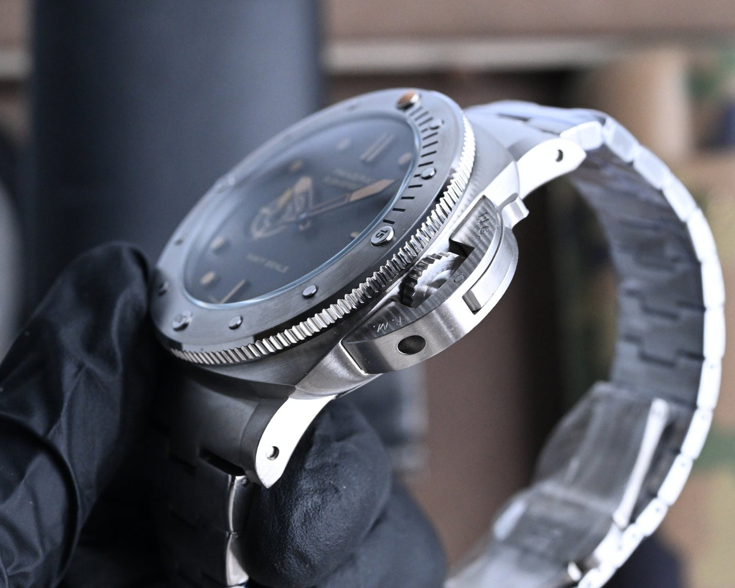 316L Black Silver - White 316L Steel - Automatic - 47mm