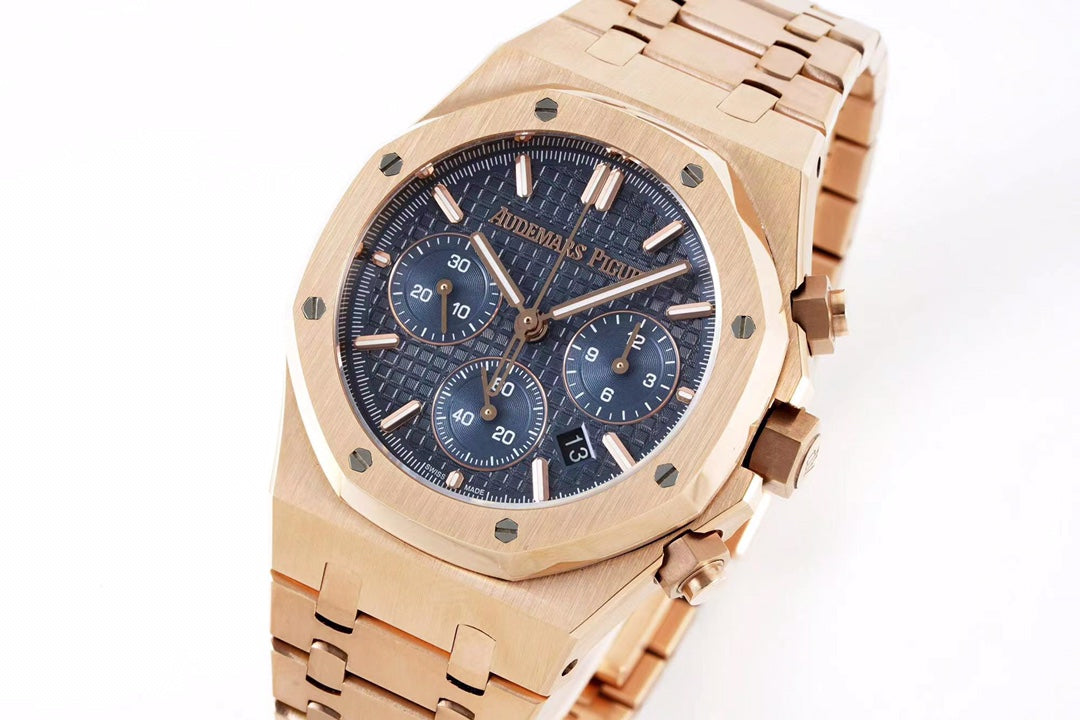 Rose Gold - 904L Steel - Quartz -Chronograph - 41mm