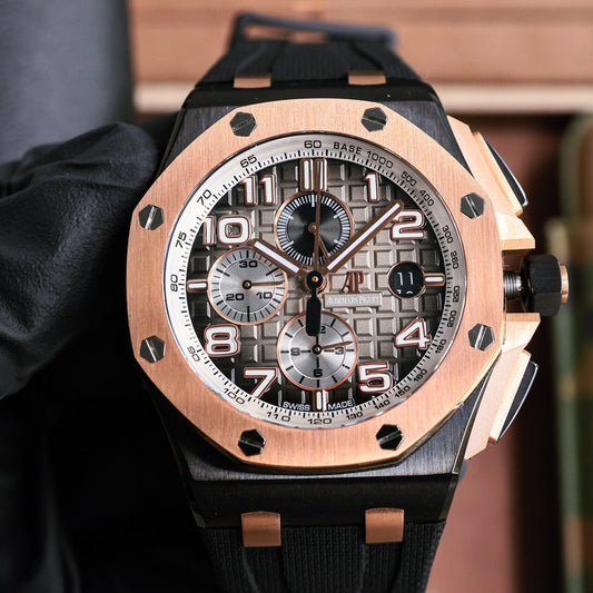 TOP! Yellow Ceramic Bezel- Black Rubber - Automatic - 42mm