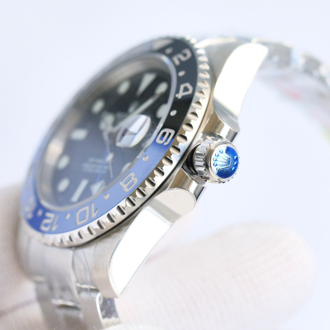 C-Factory - Blue Black- Silver 904L Steel - Automatic - 40mm