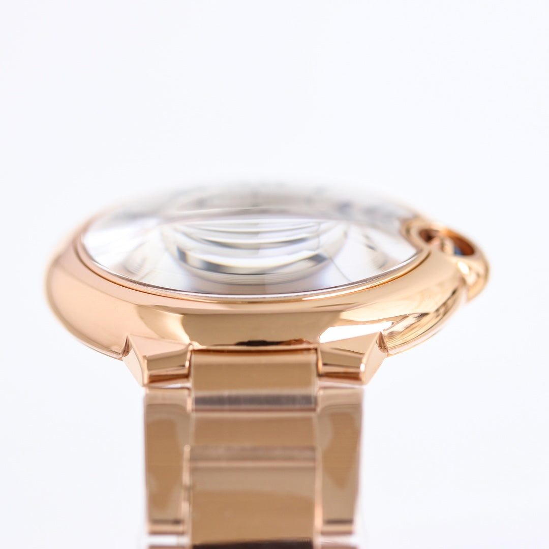 White - Rosegold - 904L Steel- Automatic - 36/42mm